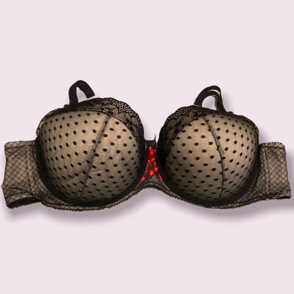 Torrid Push-up Black, White Lace Bra